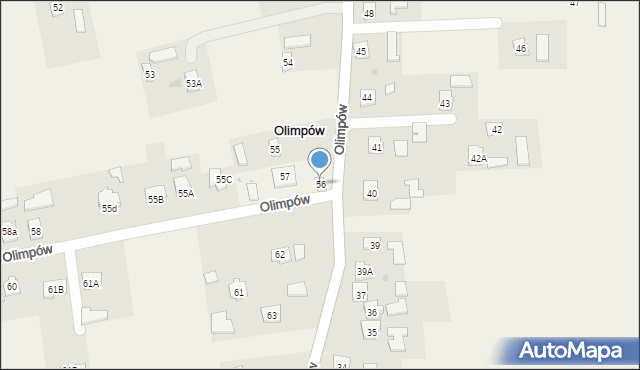 Olimpów, Olimpów, 56, mapa Olimpów