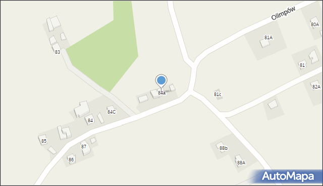 Olimpów, Olimpów, 84a, mapa Olimpów