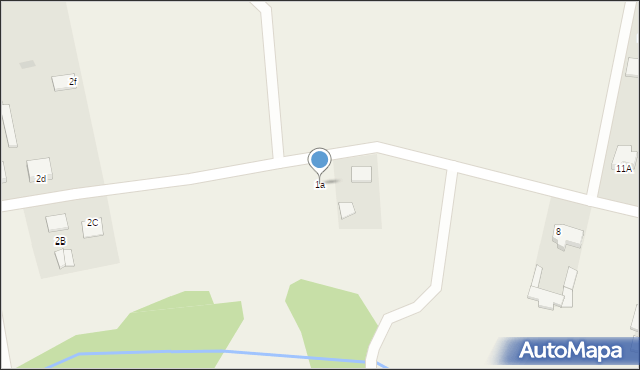 Oliszki, Oliszki, 1a, mapa Oliszki