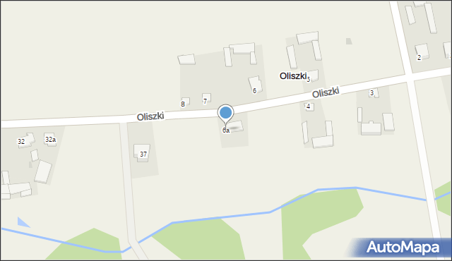 Oliszki, Oliszki, 6a, mapa Oliszki