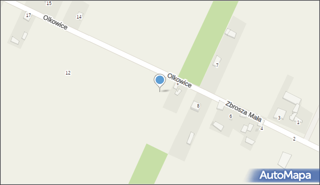 Olkowice, Olkowice, 10, mapa Olkowice