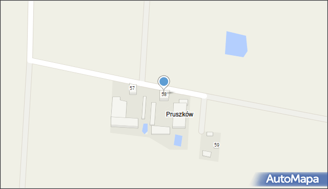 Olkowice, Olkowice, 58, mapa Olkowice