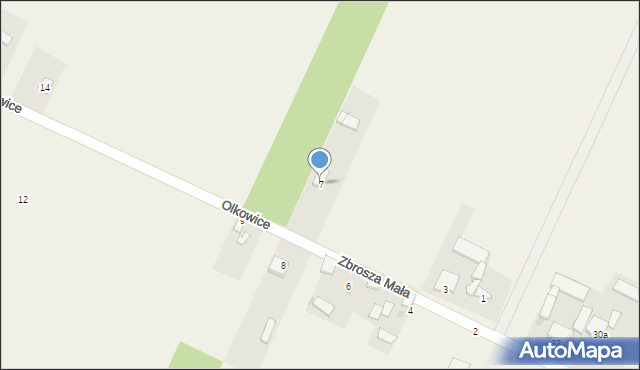 Olkowice, Olkowice, 7, mapa Olkowice