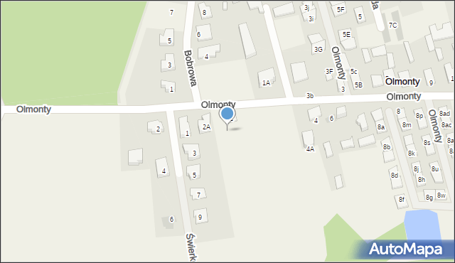 Olmonty, Olmonty, 2c, mapa Olmonty