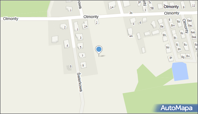 Olmonty, Olmonty, 2l, mapa Olmonty