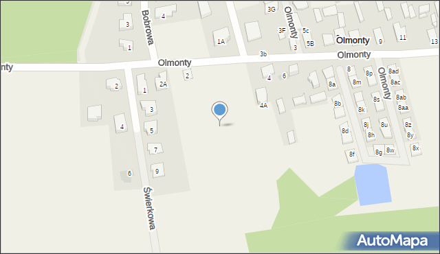 Olmonty, Olmonty, 2t, mapa Olmonty