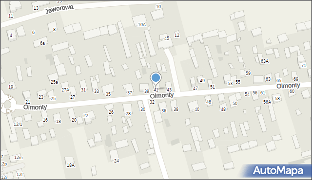 Olmonty, Olmonty, 41, mapa Olmonty