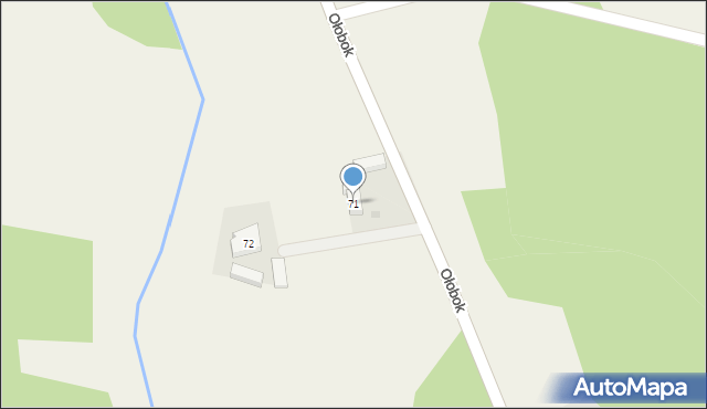 Ołobok, Ołobok, 71, mapa Ołobok