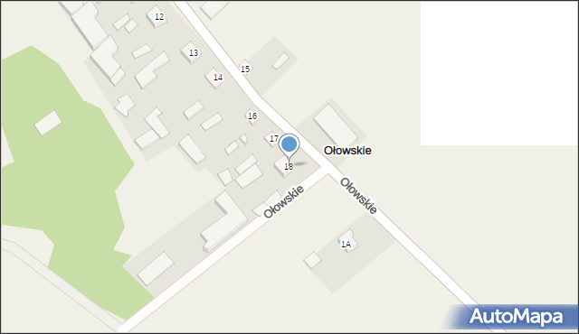 Ołowskie, Ołowskie, 18, mapa Ołowskie