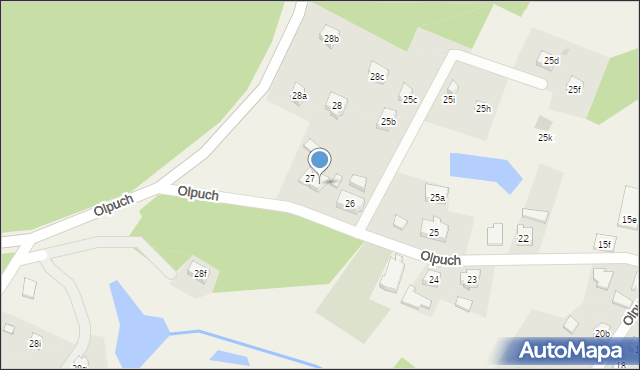 Olpuch, Olpuch, 27a, mapa Olpuch