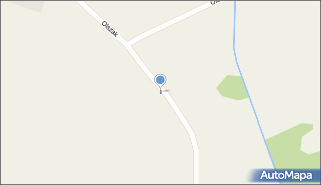 Olszak, Olszak, 8, mapa Olszak