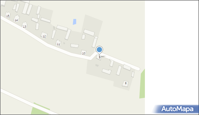 Olszaki, Olszaki, 9, mapa Olszaki