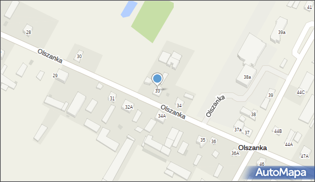 Olszanka, Olszanka, 33, mapa Olszanka
