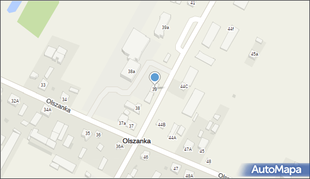 Olszanka, Olszanka, 39, mapa Olszanka