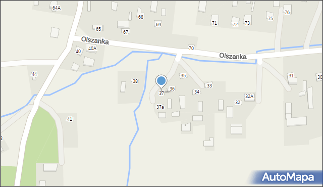 Olszanka, Olszanka, 37, mapa Olszanka