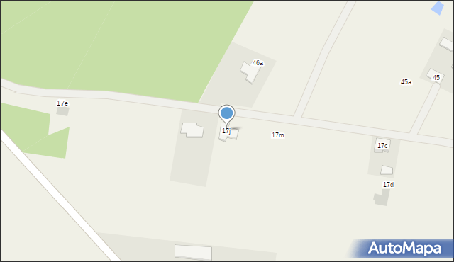 Olszany, Olszany, 17j, mapa Olszany