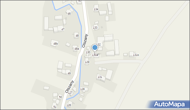 Olszany, Olszany, 131a, mapa Olszany