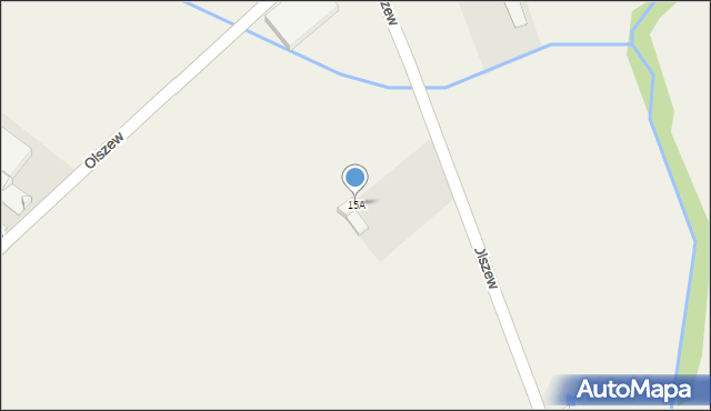Olszew, Olszew, 15A, mapa Olszew