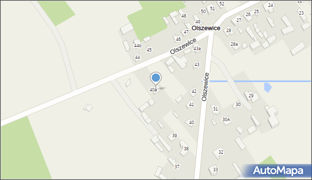 Olszewice, Olszewice, 44A, mapa Olszewice