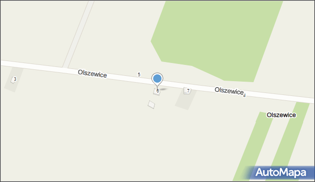 Olszewice, Olszewice, 6, mapa Olszewice