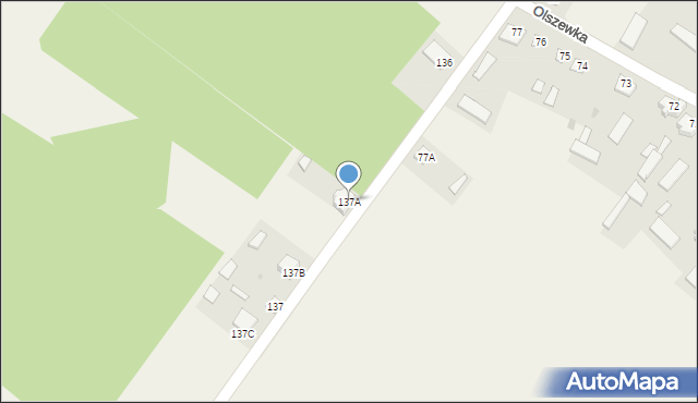 Olszewka, Olszewka, 137A, mapa Olszewka