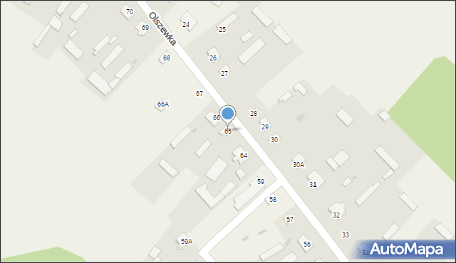 Olszewka, Olszewka, 65, mapa Olszewka
