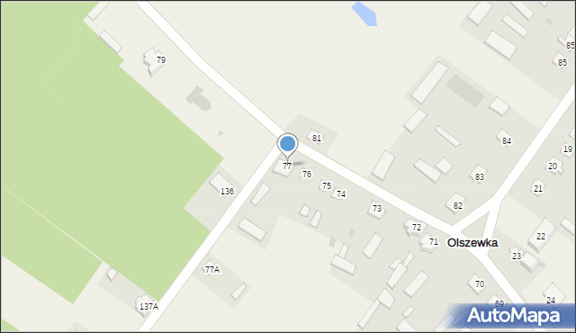 Olszewka, Olszewka, 77, mapa Olszewka