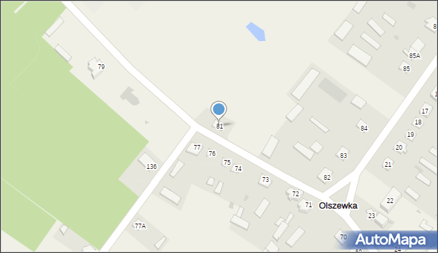 Olszewka, Olszewka, 81, mapa Olszewka