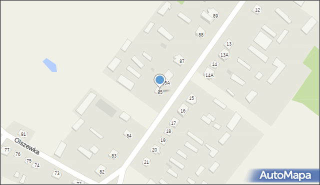 Olszewka, Olszewka, 85, mapa Olszewka