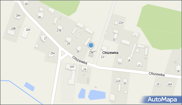 Olszewka, Olszewka, 23a, mapa Olszewka