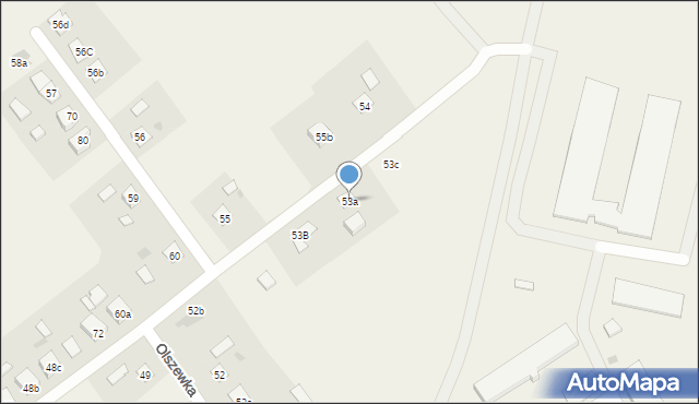 Olszewka, Olszewka, 53a, mapa Olszewka
