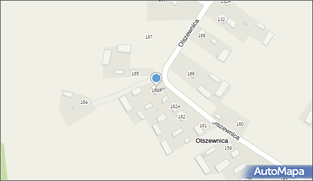 Olszewnica, Olszewnica, 164A, mapa Olszewnica