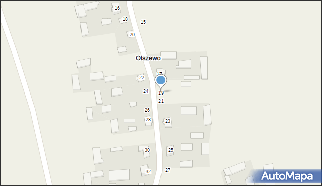 Olszewo, Olszewo, 19, mapa Olszewo