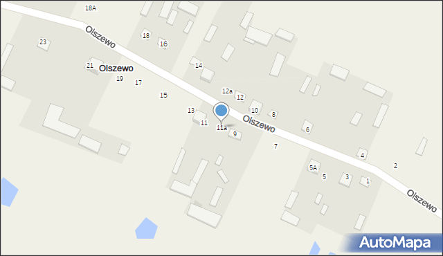 Olszewo, Olszewo, 11a, mapa Olszewo