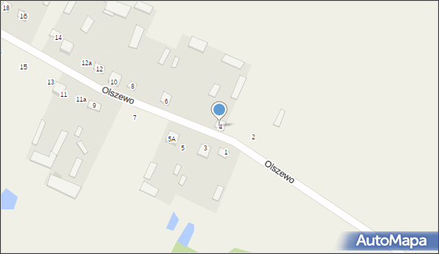 Olszewo, Olszewo, 4, mapa Olszewo