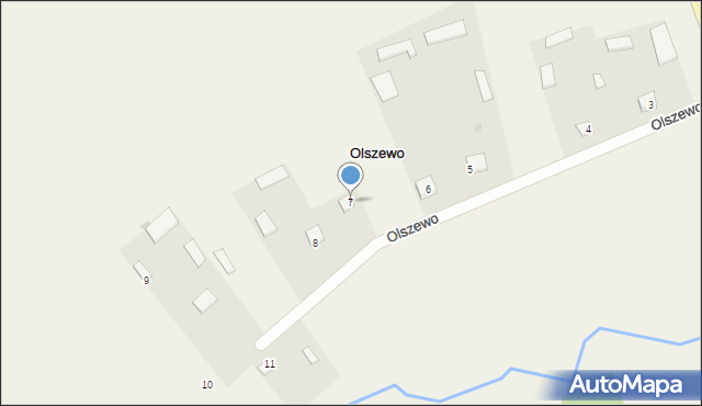 Olszewo, Olszewo, 7, mapa Olszewo