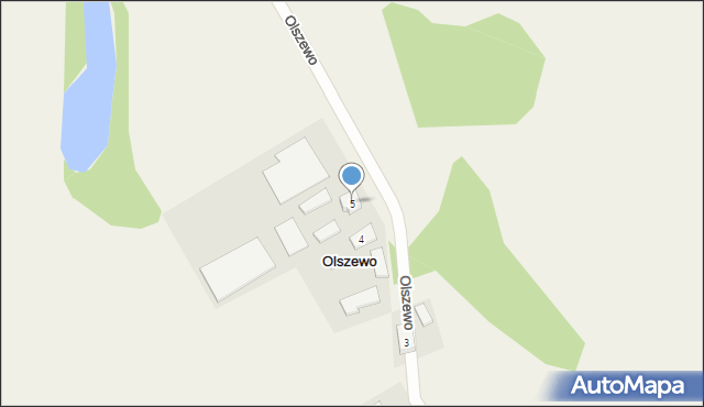 Olszewo, Olszewo, 5, mapa Olszewo