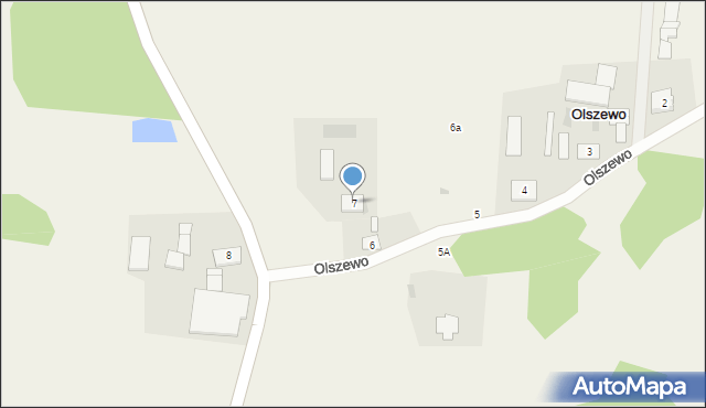 Olszewo, Olszewo, 7, mapa Olszewo