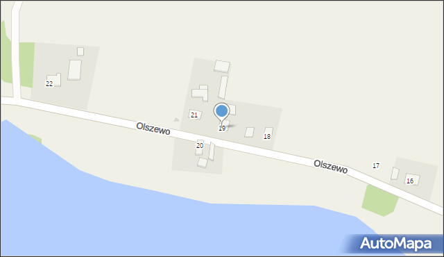 Olszewo, Olszewo, 19, mapa Olszewo