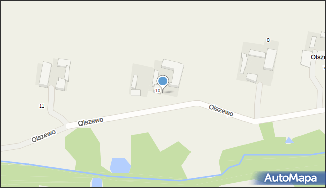 Olszewo, Olszewo, 9, mapa Olszewo