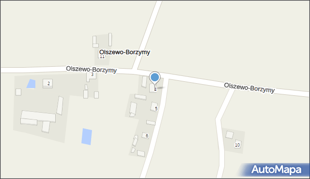 Olszewo-Borzymy, Olszewo-Borzymy, 4, mapa Olszewo-Borzymy