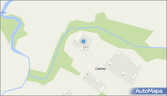 Olszewo-Cechny, Olszewo-Cechny, 3, mapa Olszewo-Cechny