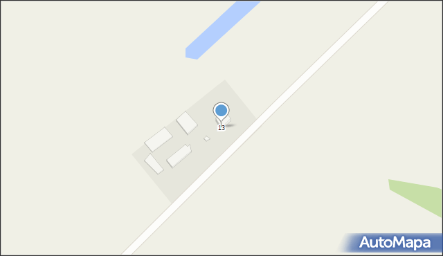 Olszewo Węgorzewskie, Olszewo Węgorzewskie, 13, mapa Olszewo Węgorzewskie