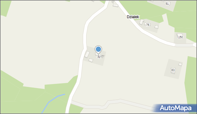 Olszowa, Olszowa, 31, mapa Olszowa