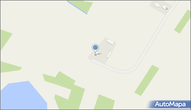 Olszowa Dąbrowa, Olszowa Dąbrowa, 32, mapa Olszowa Dąbrowa