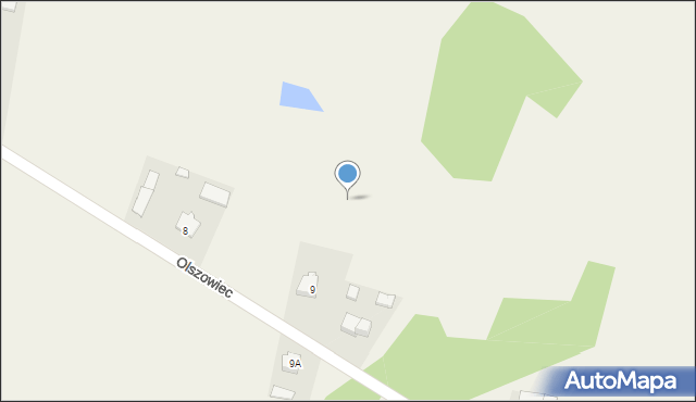 Olszowiec, Olszowiec, 9d, mapa Olszowiec