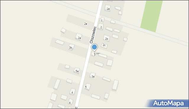 Olszowiec, Olszowiec, 3, mapa Olszowiec