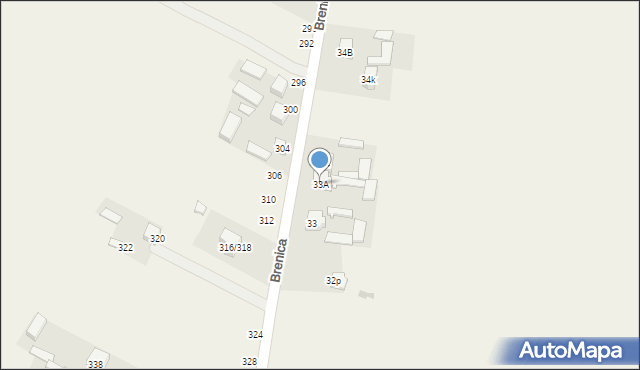 Olszowiec, Olszowiec, 33A, mapa Olszowiec