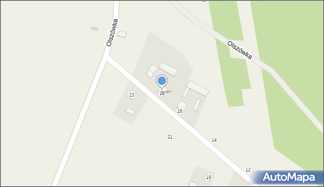 Olszówka, Olszówka, 18, mapa Olszówka