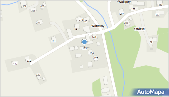 Olszówka, Olszówka, 125, mapa Olszówka